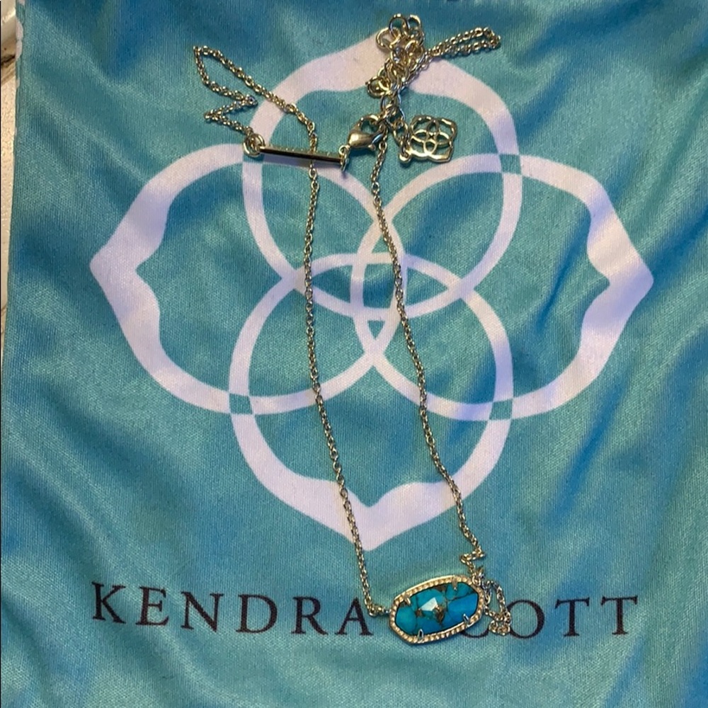 Kendra Scott Elisa Necklace Turquoise